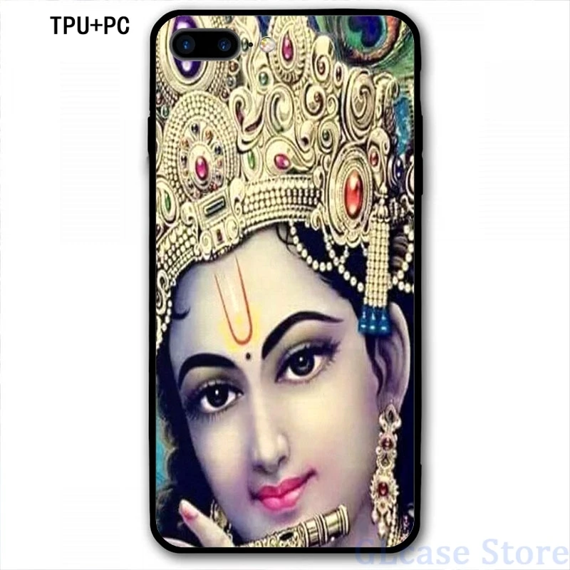 Кришна Индийский Бог Чехол для мобильного телефона iPhone 12 Pro 11 X XR XS Max 8 7 6 6s Plus 5s