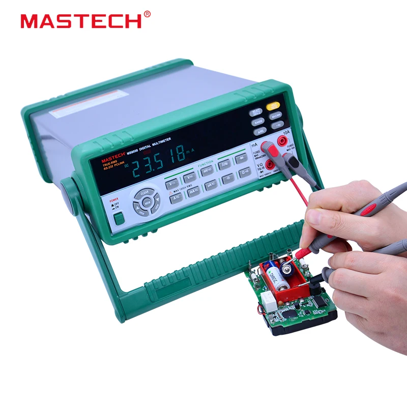 

MASTECH MS8050 53000 Counts VFD Display Autoranging Bench Top Multimeter High Accuracy True RMS RS232C