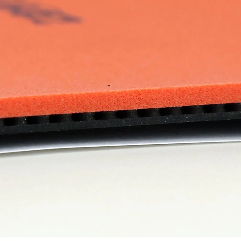 Губка для настольного тенниса. Накладка Friendship Presto sensor. Липкая резина 2,5 мм толщина. Губка из каучука.