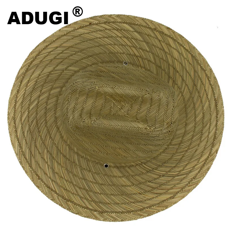 Шляпа соломенная для мужчин и женщин ковбойская шляпа в западном стиле с