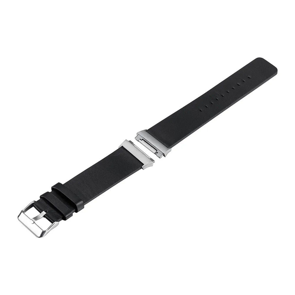 eiEuuk Accessory Soft Genuine Leather Classic Wrist Strap Band Bracelet Replacement for Fitbit Ionic images - 6