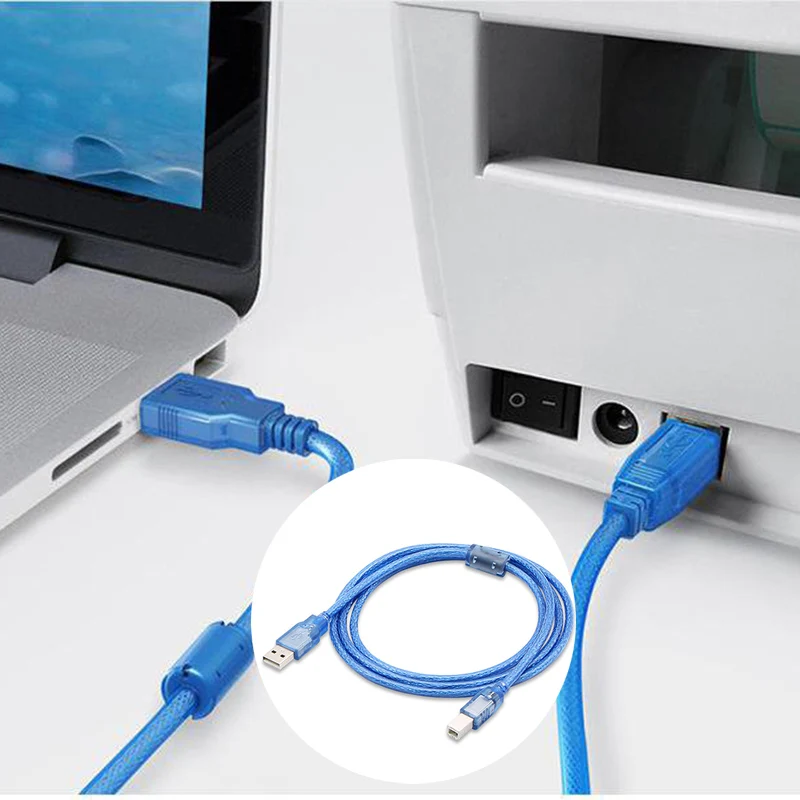 Кабель для принтера кабель с разъемом Usb 2 0 типа А на штырь-штырь 3 м камеры Epson Hp Canon