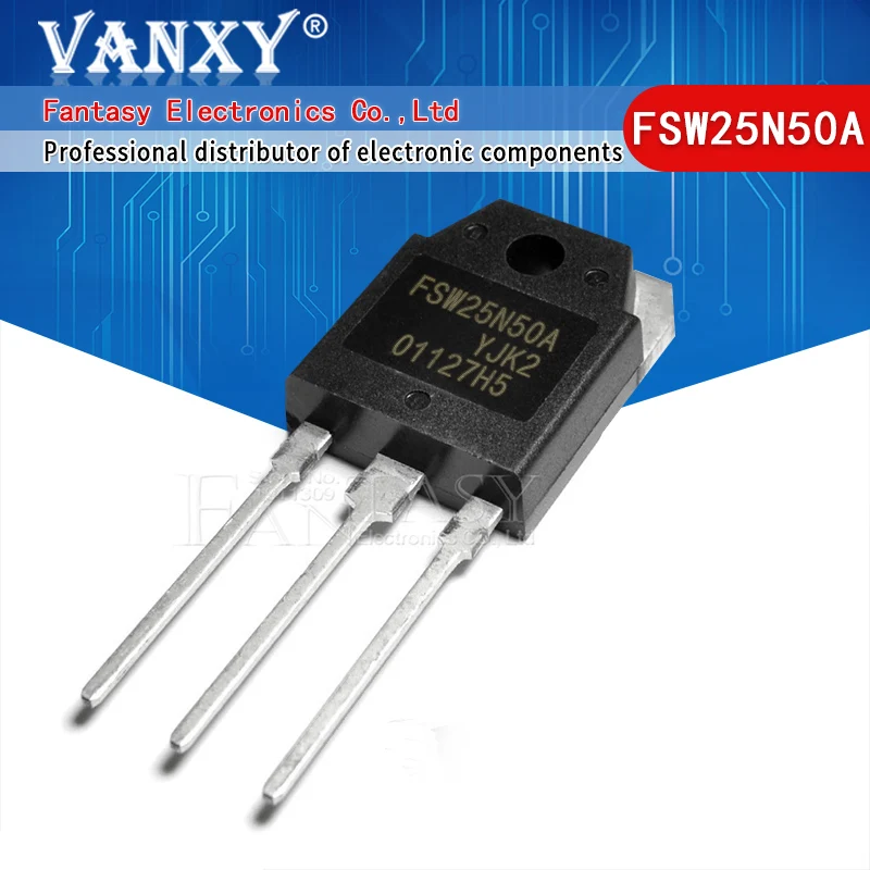 5 шт. FSW25N50A TO 3P FSW25N50 TO3P 25N50 25N50A 500V 25A|Интегральные схемы| |