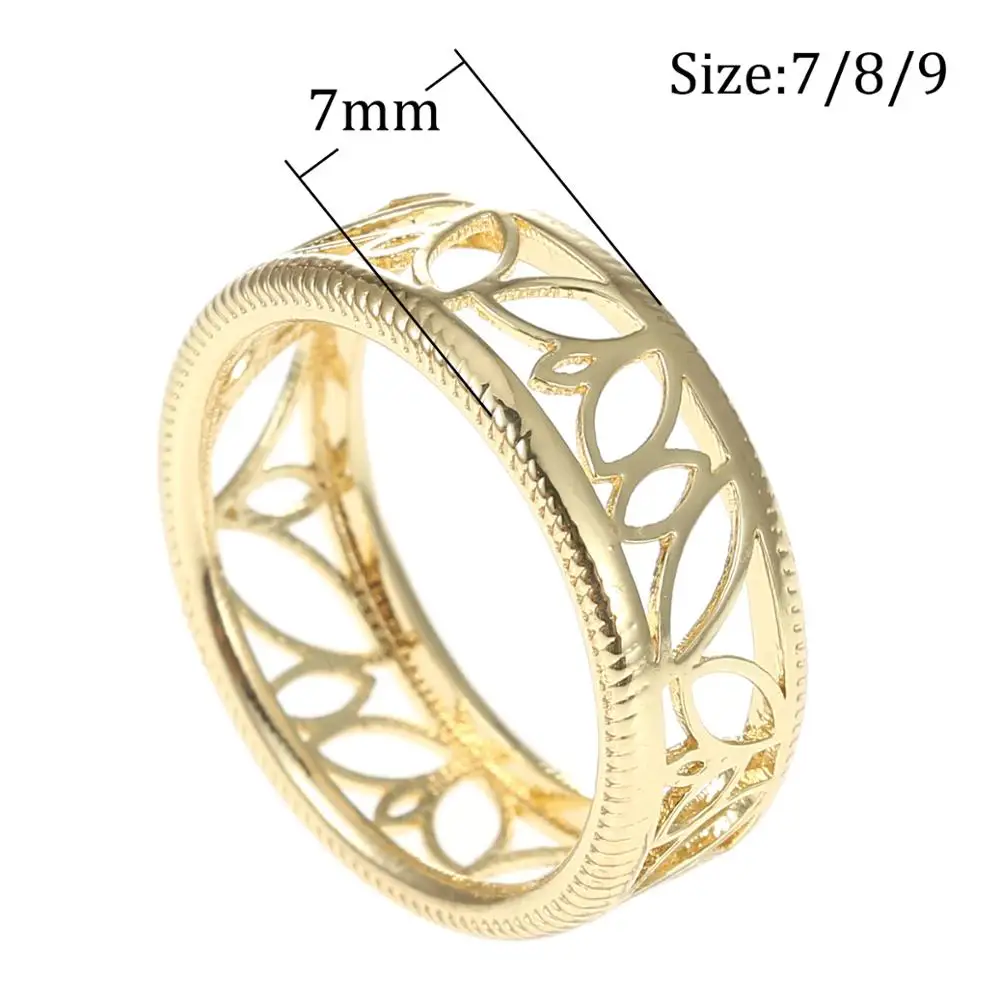 Женское кольцо со сменными листьями Cremo из кожи с отверстиями элегантная