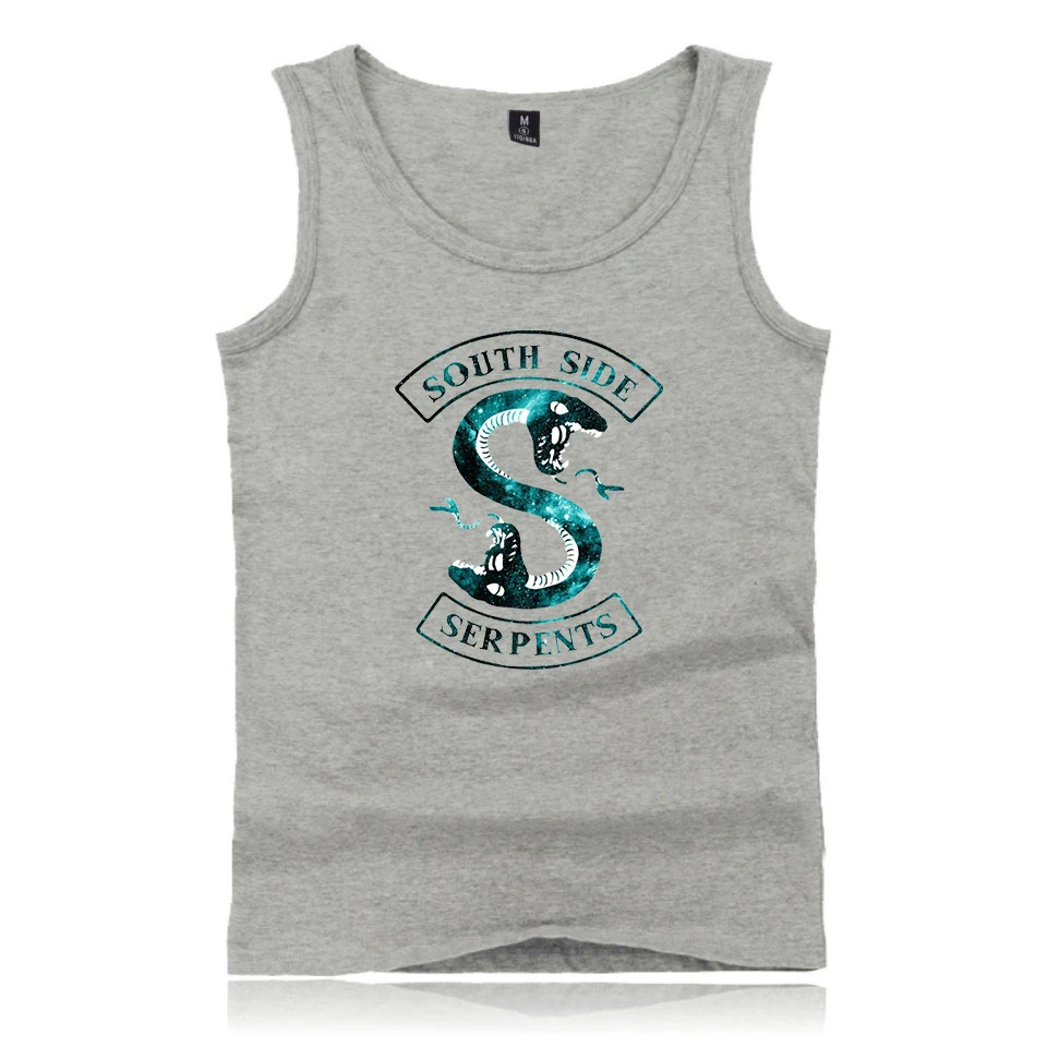Tank Tops Xia Chaojiao River Valley Town Base Sports Shirt vest Slim Lin Bend Youth Casual Men Loose Sleeveless | Мужская одежда