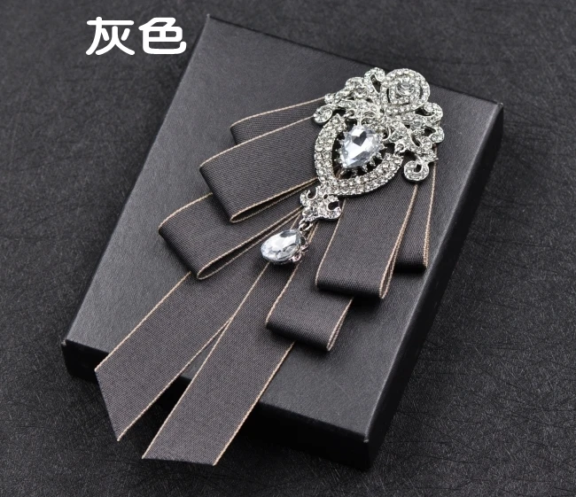 Высококачественные галстуки бабочки в британском стиле многослойные для мужчин