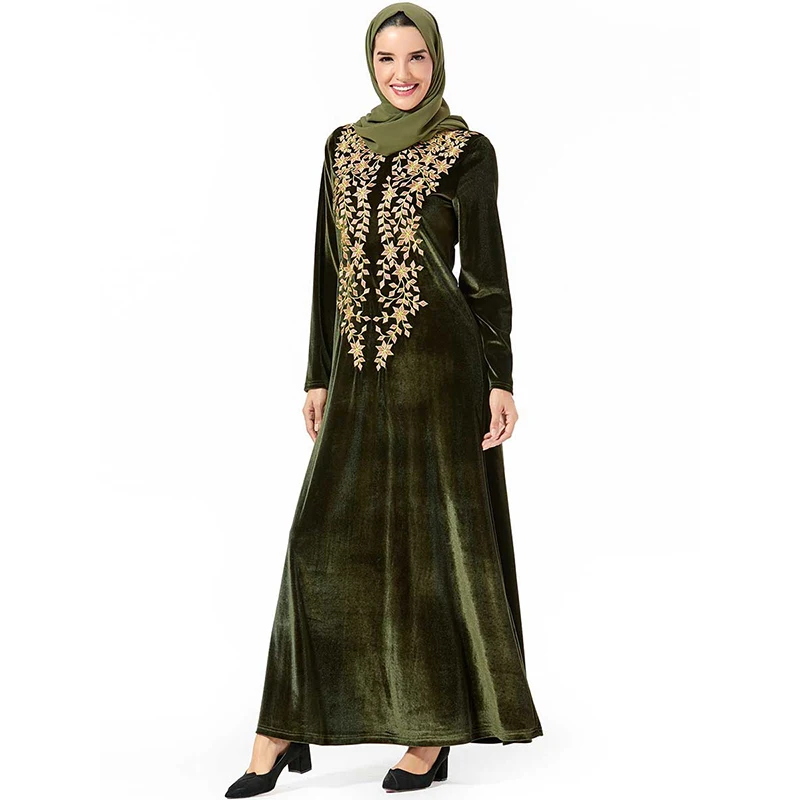 мода исламская Турция элегантное кимоно Новое мусульманское платье арабского
