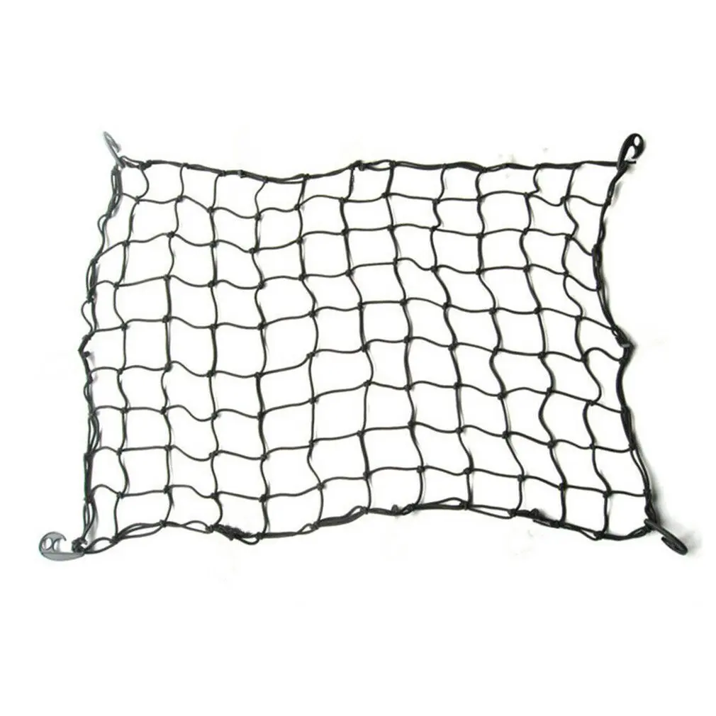 

Car Luggage Rack Net Off-road Top Frame Net Pocket Fixed Net Cover Elastic Rubber Durable Net Rope Strap 90x90cm