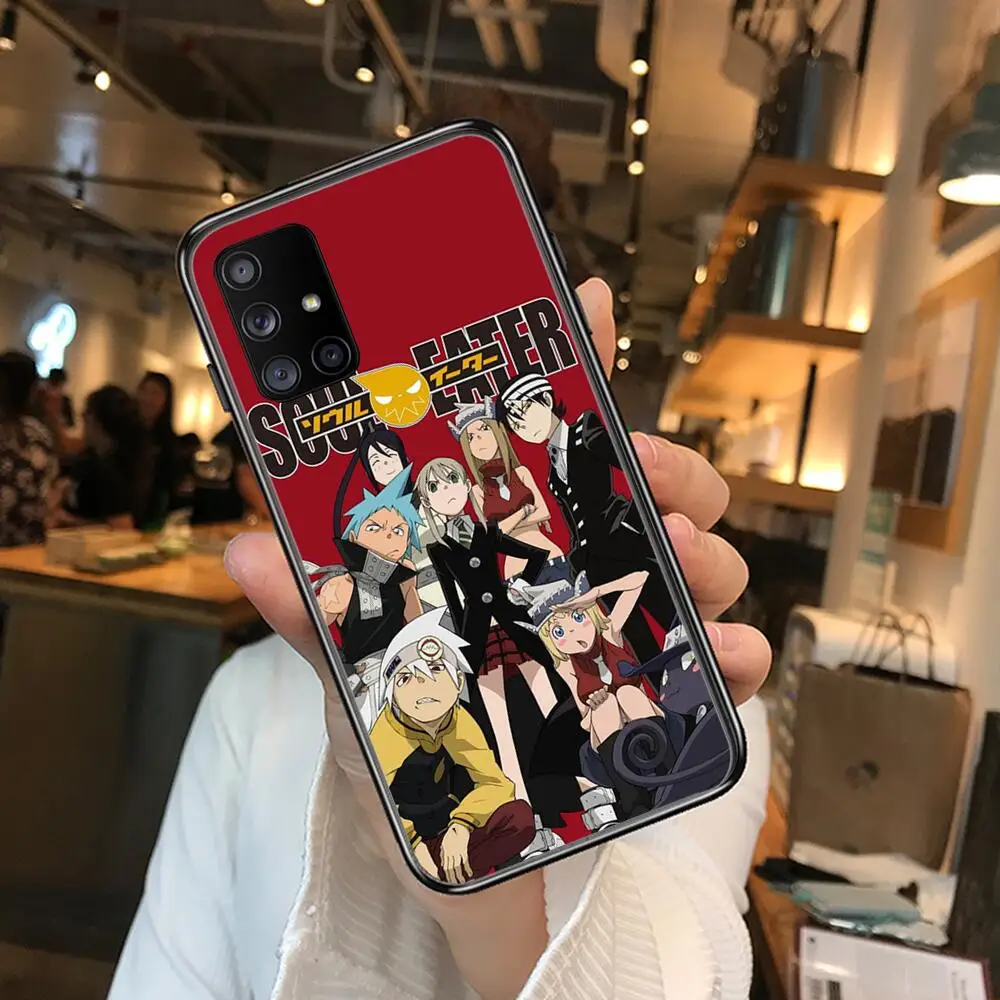 

anime soul eater Phone Case Hull For Samsung Galaxy A 50 51 20 71 70 40 30 10 80 E 5G S Black Shell Art Cell Cove