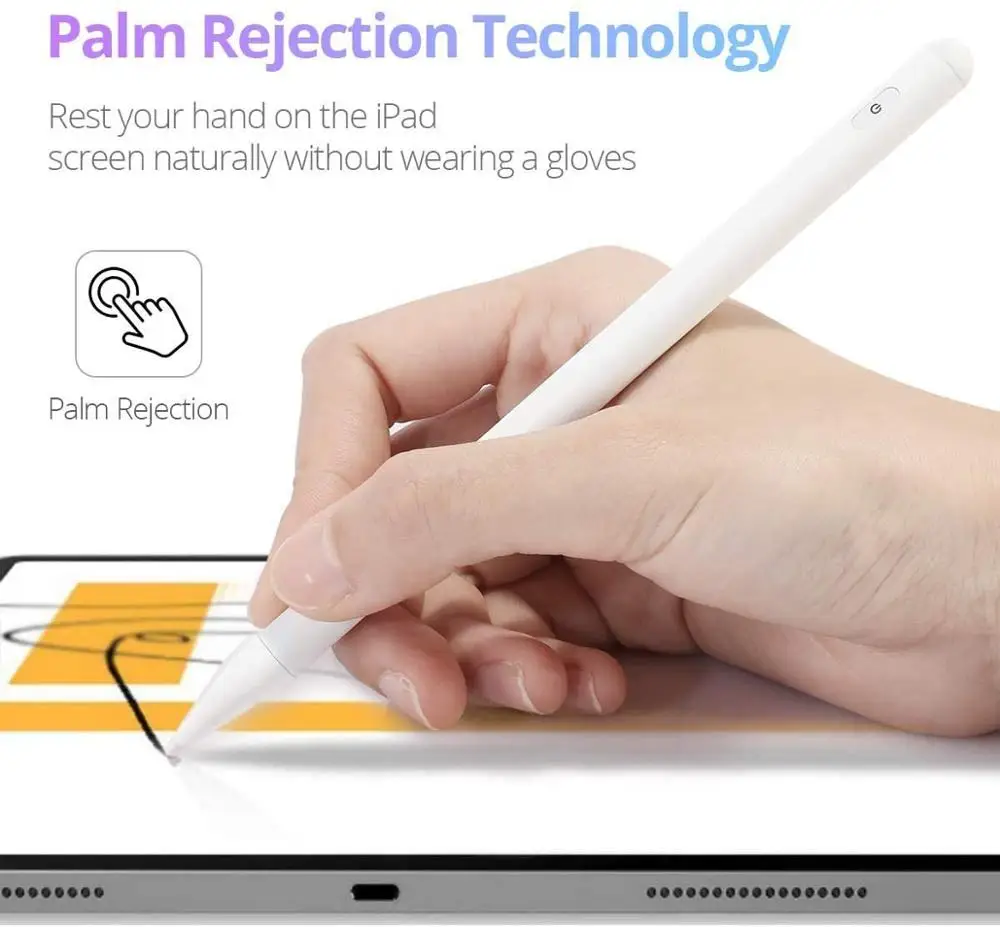Для iPad карандаш Apple ручка стилус для 9 7 Pro 11 12 Air 3 4 10 5 2 2021 2019 2020 6th 7th 8th сенсорная Pencil |