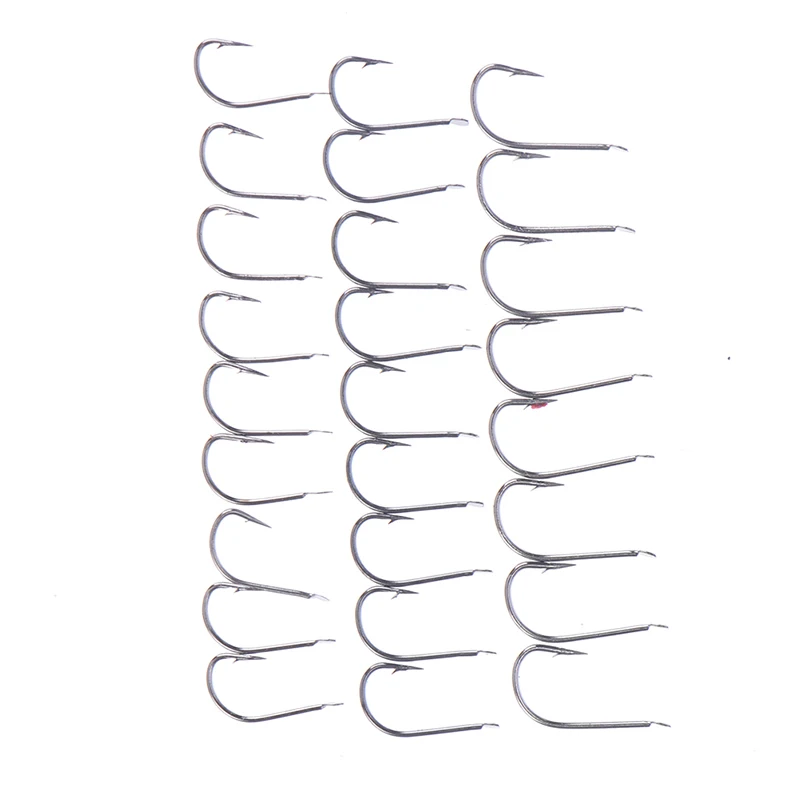 

High Quality 100PCS 1 Box High Carbon Steel Circle Owner Fishing Hooks Freshwater Fishhook hole Strong carp Fish Tackle