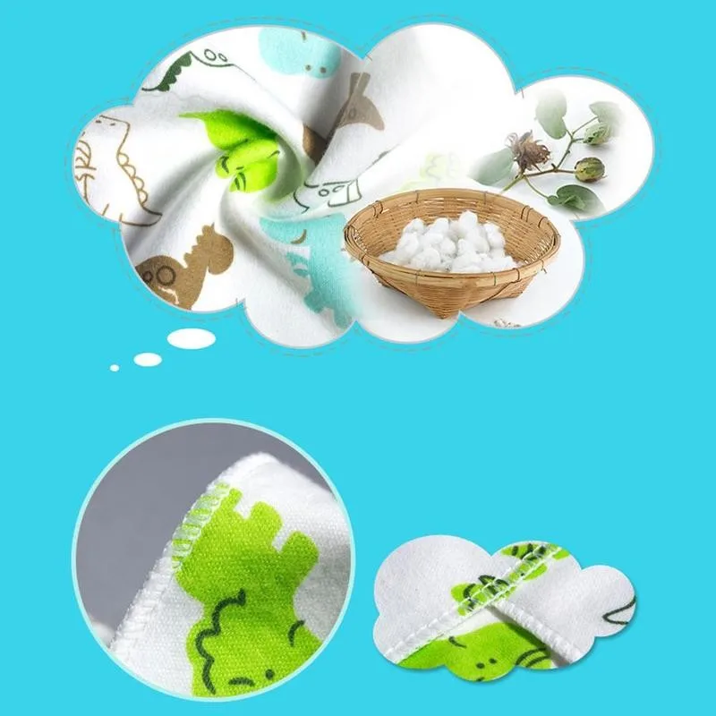 Civarua-Baberos de algod&oacute;n org&aacute;nico para beb&eacute;, Bandana absorbente, s&uacute;per suave, alimentaci&oacute;n, 1 unidad-4