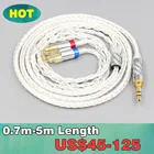 16 ядер OCC посеребренные наушники кабель для наушников Sennheiser HD25 SP HD 25-1 HD25-1 II HD25-13 HD25-C LN007055