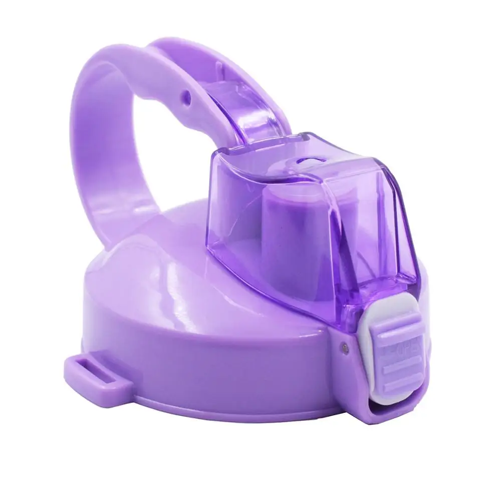 Purple BuildLife Крышка для бутылки для 2L 3.8L 64oz 128oz галлоновая бутылка с ручкой портативная Питьевая солома ежедневные бутылки - Цвет: Purple