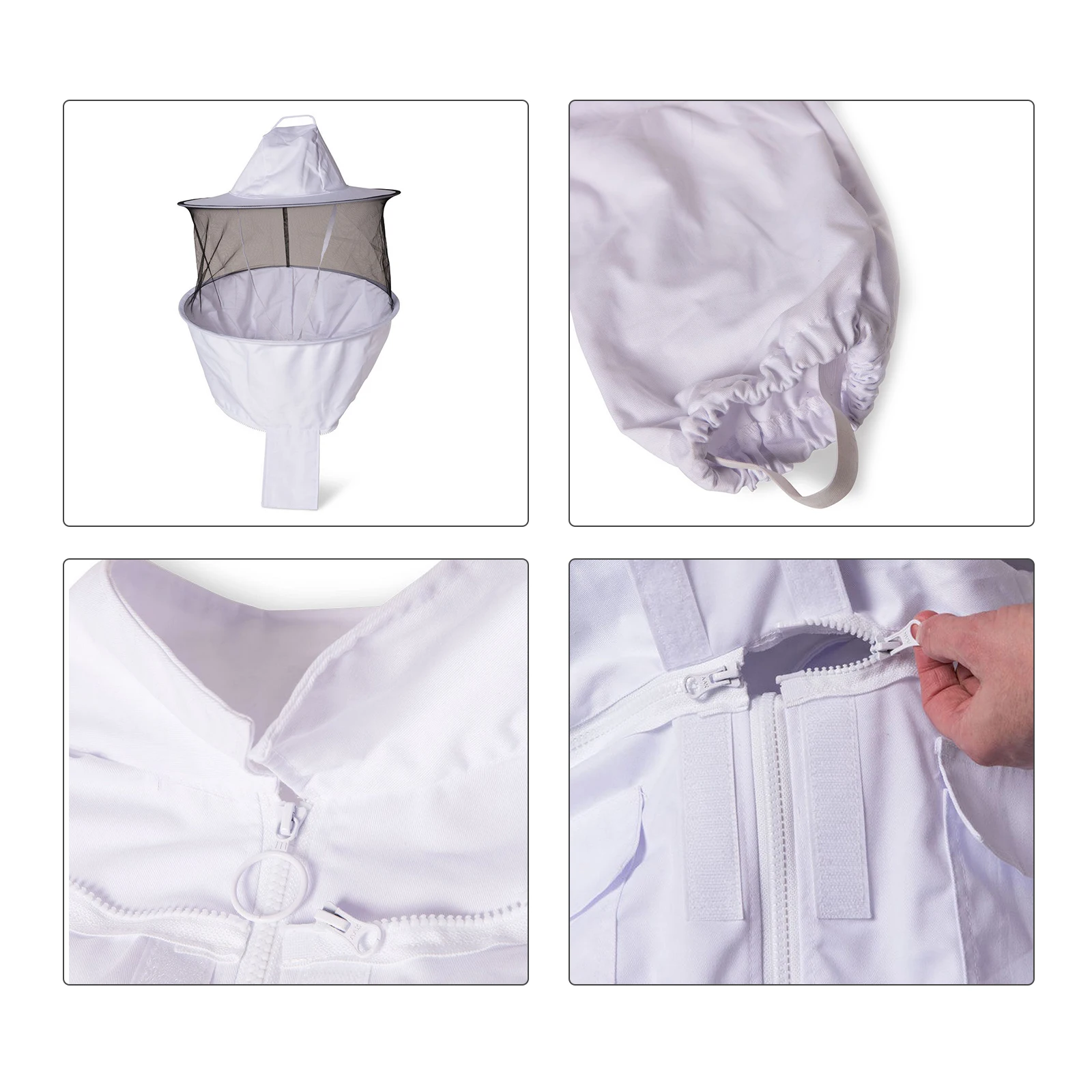 Профессиональная одежда для пчеловодства на все тело дышащая сиамский костюм с