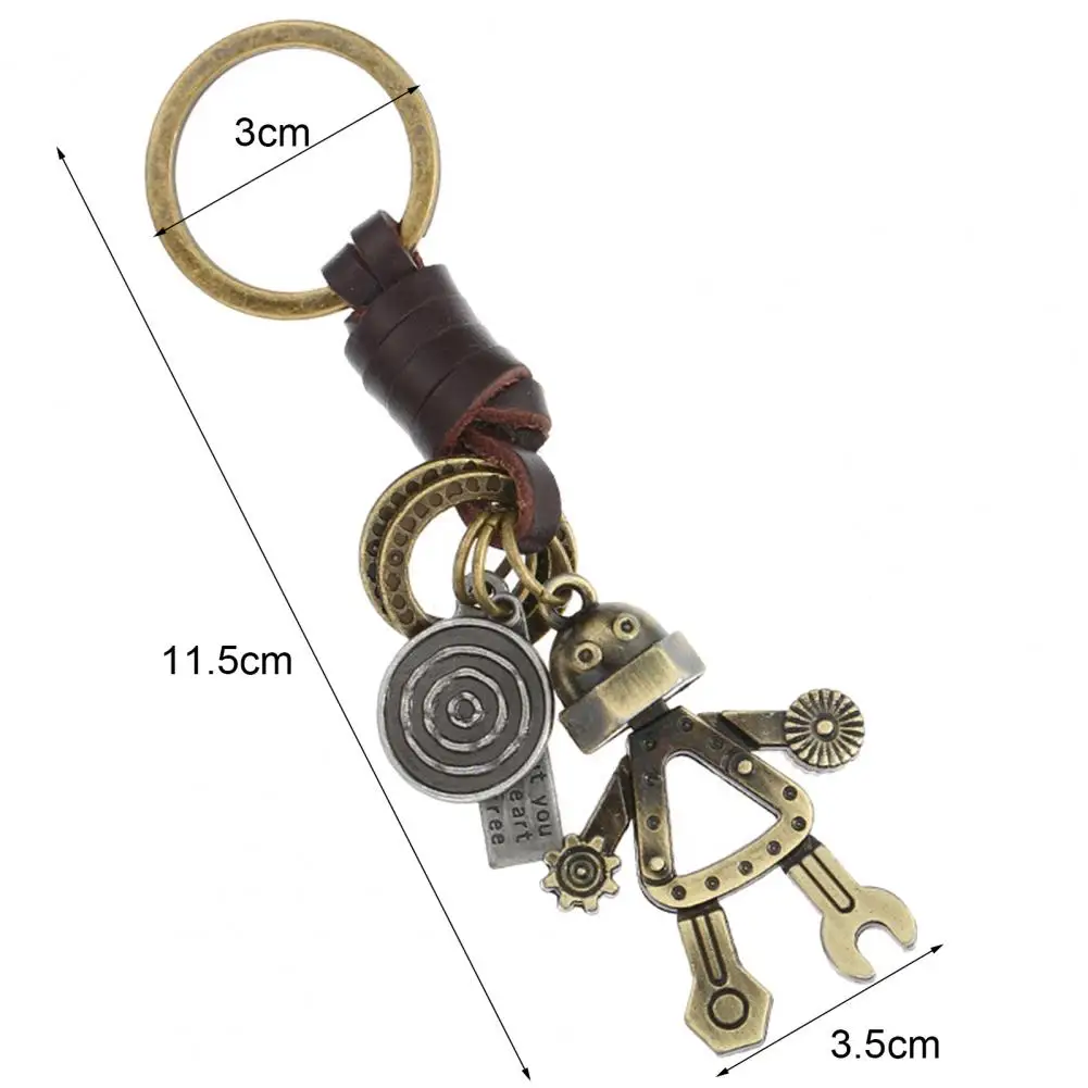 Инновационный подвесной брелок привлекательный винтажный миниатюрный робот в