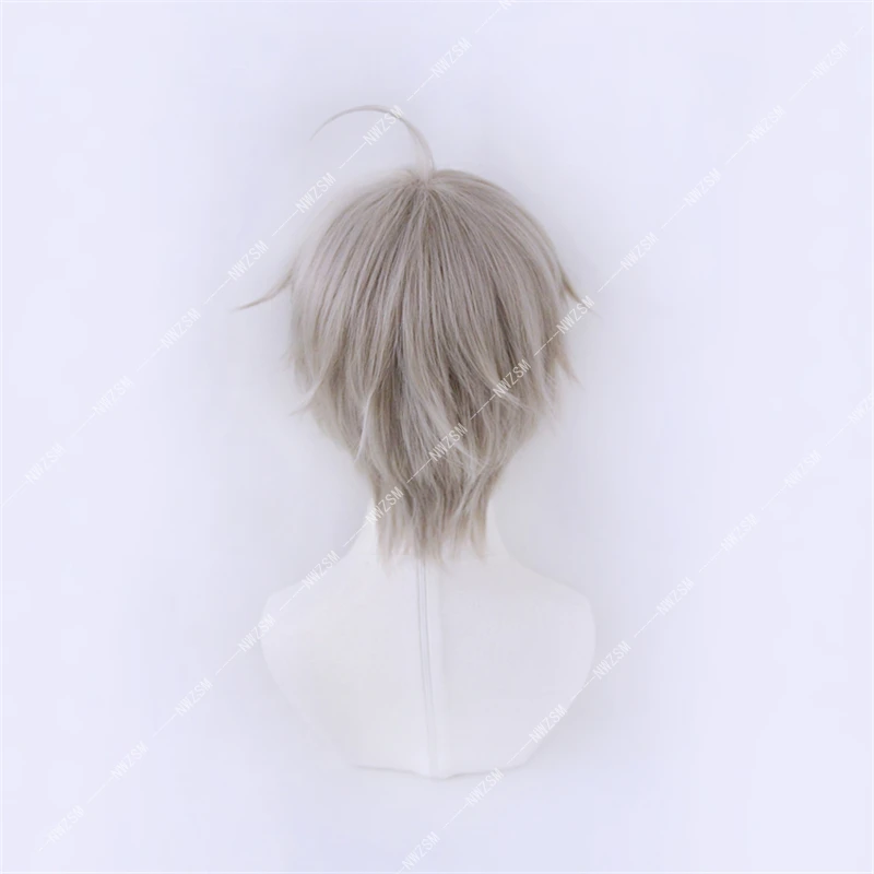 

Sugawara Koushi Cosplay Wig Anime Haikyuu!! Volleyball Koushi Sugawara Gray Short Synthetic Hair Role Play Costume Wig + Wig Cap