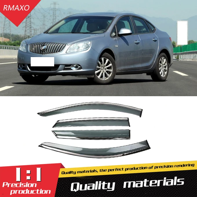 

For Buick Excelle GT 2009-2013 Plastic Window Visor Vent Shades Sun Rain Deflector Guard For Excelle Auto Accessories 4PCS/SET
