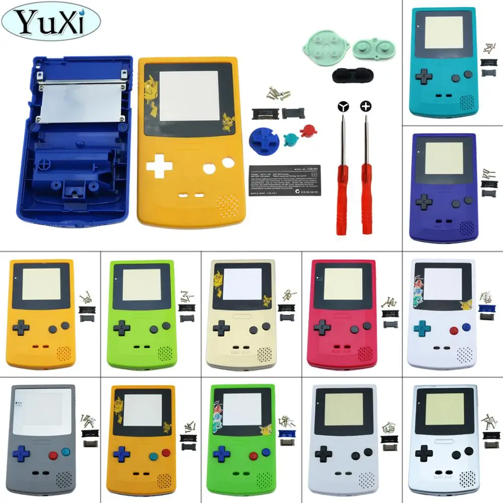 Пластиковый Чехол для игровой консоли YuXi чехол Nintendo for Gameboy цветная игровая
