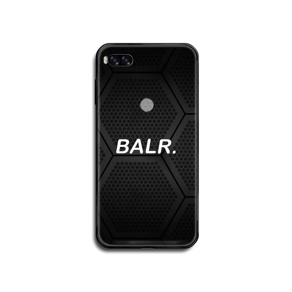 

Luxury brand BALR luxury bumper back black Phone case cover hull For Xiaomi Redmi Mi Note 3 5 6 8 9 A1 2 Max3 Mix2 X SE Lite Pro
