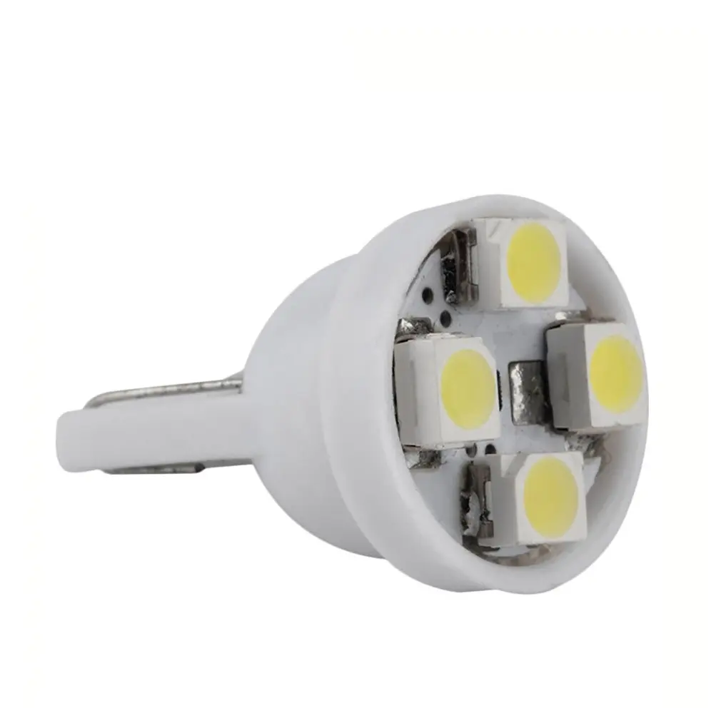 

Car Led T10 3528 4smd Width Light Small Light W5w Instrument Panel Gauge Cluster Dash Lighting Indicator Lamps