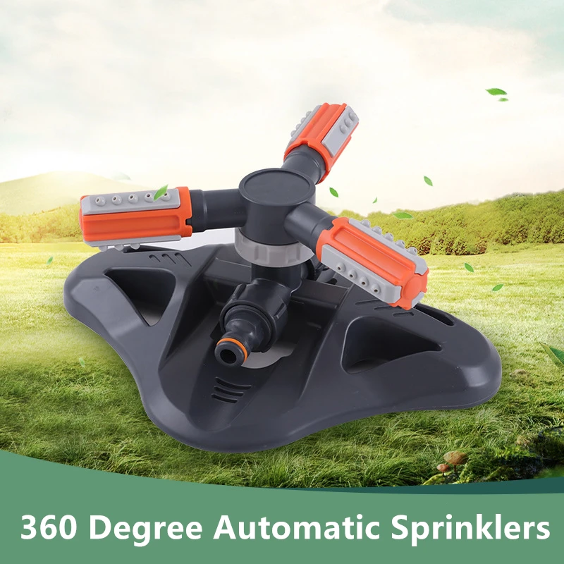 

360 Degree Automatic Garden Sprinklers Agricultural gardening Watering Grass Lawn Rotary Nozzle Rotating Water Sprinkler System