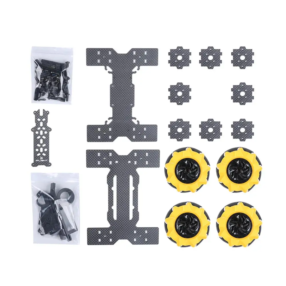 IFlight Mecan FPV Автомобильная Рамка DIY с 4 колесами совместимая DJI воздушная установка