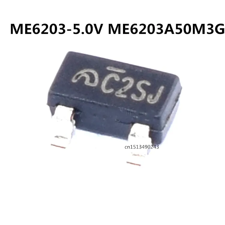 Оригинал 20 шт./ME6203-5.0V SOT23 ME6203A50M3G 5 В |
