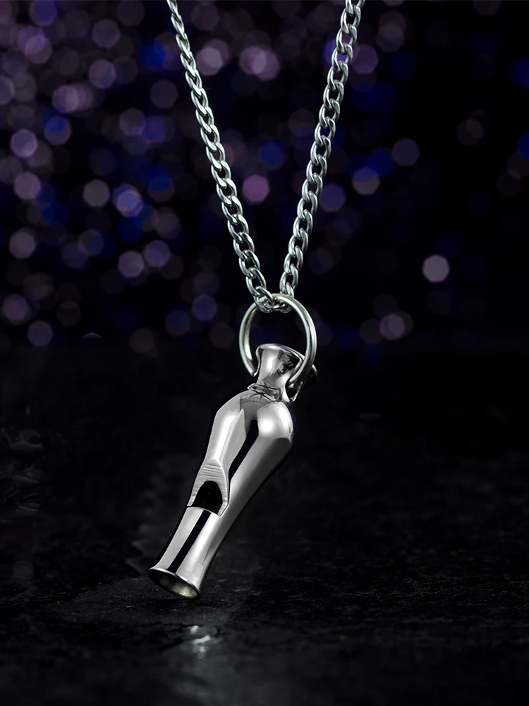 

TT Stainless Steel Outdoor Survival Whistle Outdoor Rescuing Whistle High Frequency Metal Free Shipping