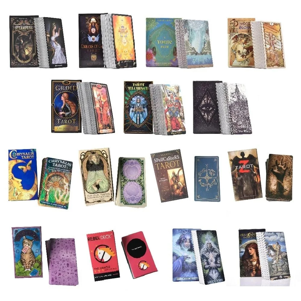 Карты Tarot настольные игры с изображением судьбы и Таро подарок на английском