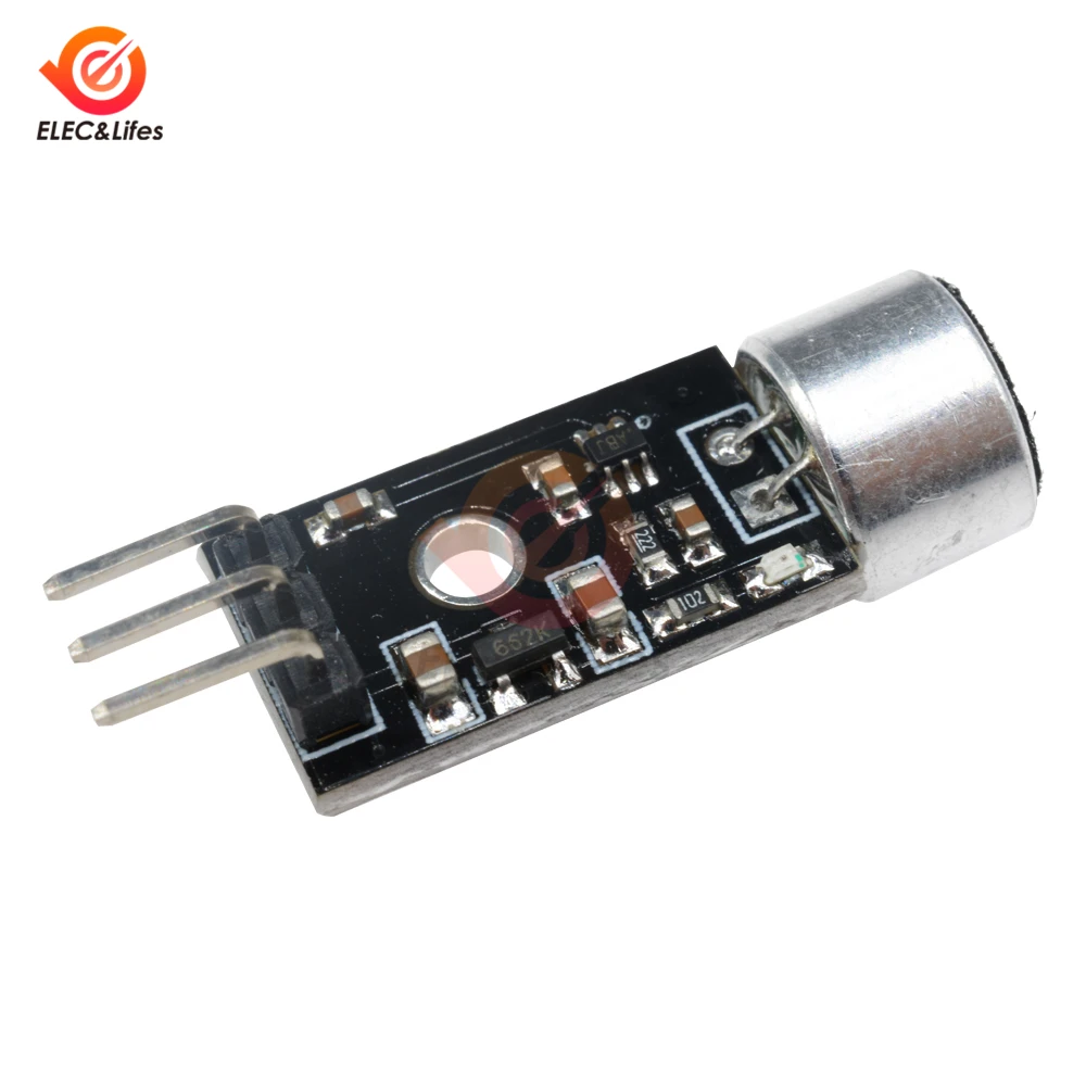 MAX9812 микрофон усилитель модуль звук IC низкий выход шум микрофон Микрофон голосовой модуль 20dB 3,3 V/5 V для Arduino