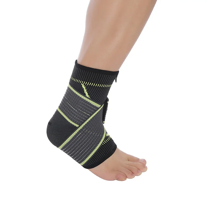 

1 PC Sports Ankle Brace Running Compression Strap Sleeves Support 3D Weave Elastic Bandage Foot Protective Gear Gym Fitness