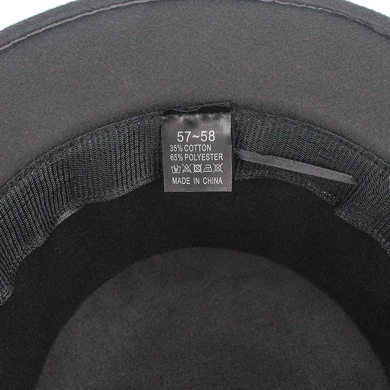 Брендовая новая шерстяная шляпа ботер на плоской подошве для женщин фетровая с