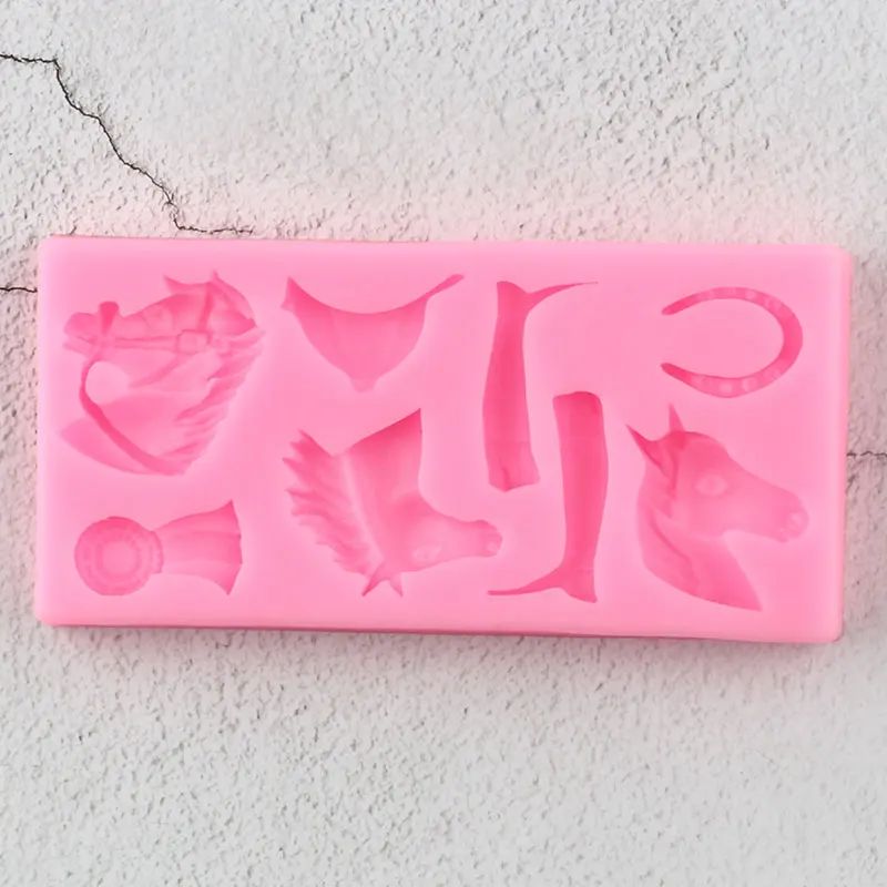 Конская обувь силиконовые формы конские сапоги Детские День Рождения Кекс