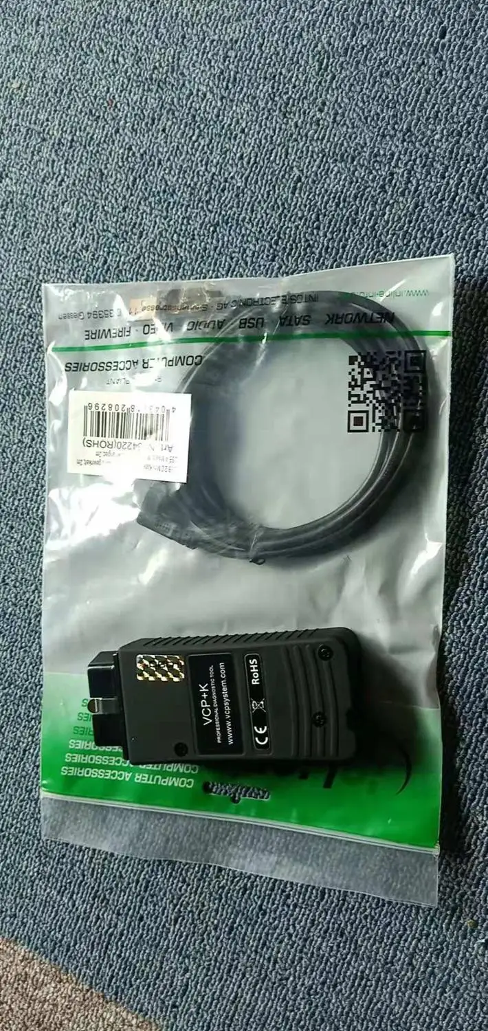 Оригинальный VCP CAN PROFESSIONAL + K line с лицензией программного обеспечения доступен на