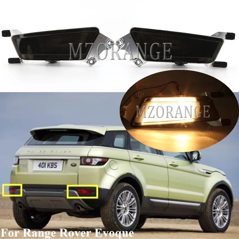 

LED Smoke Tail Lamp For Range Rover Evoque 2011 2012-2018 Rear Brake Bumper Reflector Stop Warning Fog Light Car Accessories