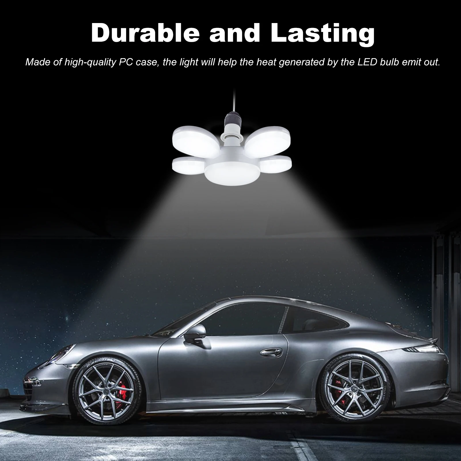 

Светодиодный гараж светильник декоративный светильник E27/E26 6500K светодиодный гараж потолочный светильник Освещение в помещении светильник ...