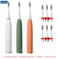boyakang sonic toothbrush electric 5 cleaning modes intelligent reminder ipx8 waterproof dupont britles usb charger byk13