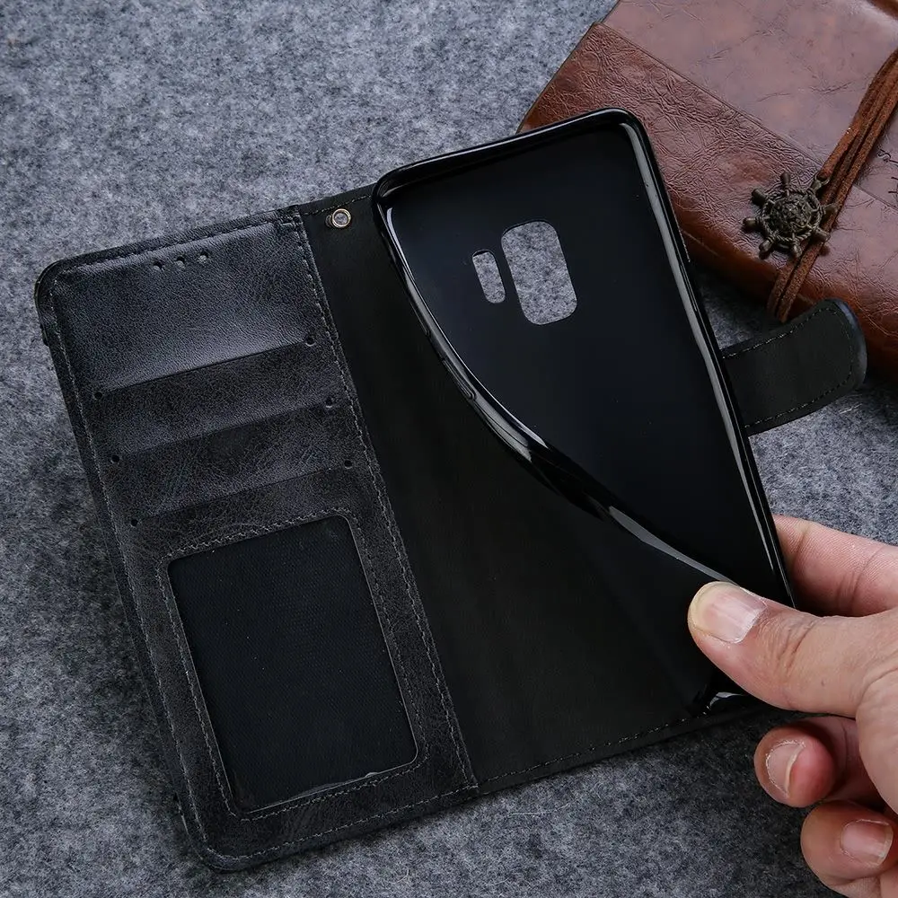 LAPOPNUT карбоновый кошелек PU кожаный чехол для samsung Galaxy S9 Plus S10 S7 Edge роскошный флип-держатель для карт чехол для телефона samsung S8