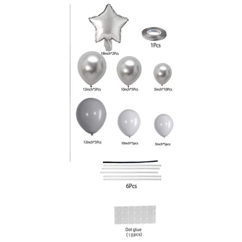 

32inch Gold Silver Number Foil Balloon 12 14 16 21 39 60 70 80 90 Years Old Adult Helium Balloons Birthday Party Decoration