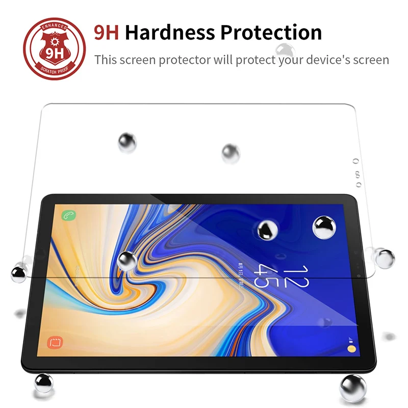 2 шт. Закаленное стекло Защитная пленка для Samsung Galaxy Tab S4 10 5 SM T830 T835 T837 Защитное
