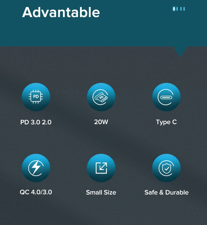 Зарядное устройство с поддержкой быстрой зарядки 20 Вт | Мобильные телефоны и