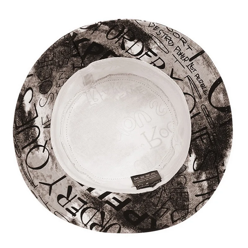 

Fashion Personality Tie-dye Graffiti Bucket Hat Women Summer Casual Streetware Sun Hat Big Brim Foldable Beach Fisherman Hats