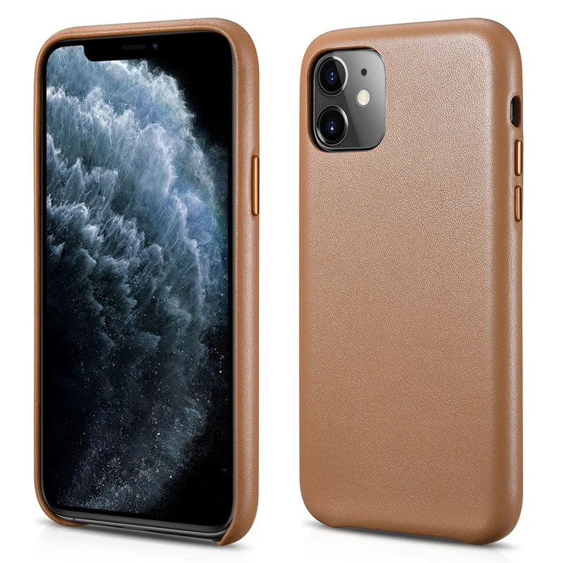 

Подходит для iPhone, 11 с первым слоем из воловьей кожи, трехсторонний мобильный телефон чехол iPhone 11 Pro Max защитный чехол