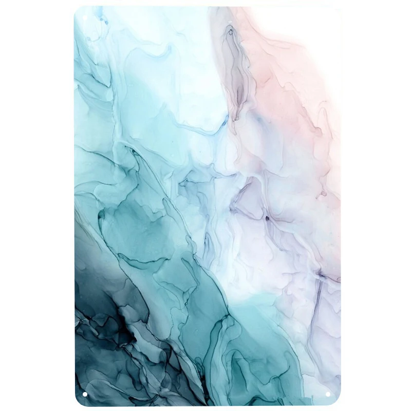 

Beachy pastel Ombre printed Metal Signs Retro Tin Signs Funny Poster Decor for Bar Pub Club Decoration for Living Room Home