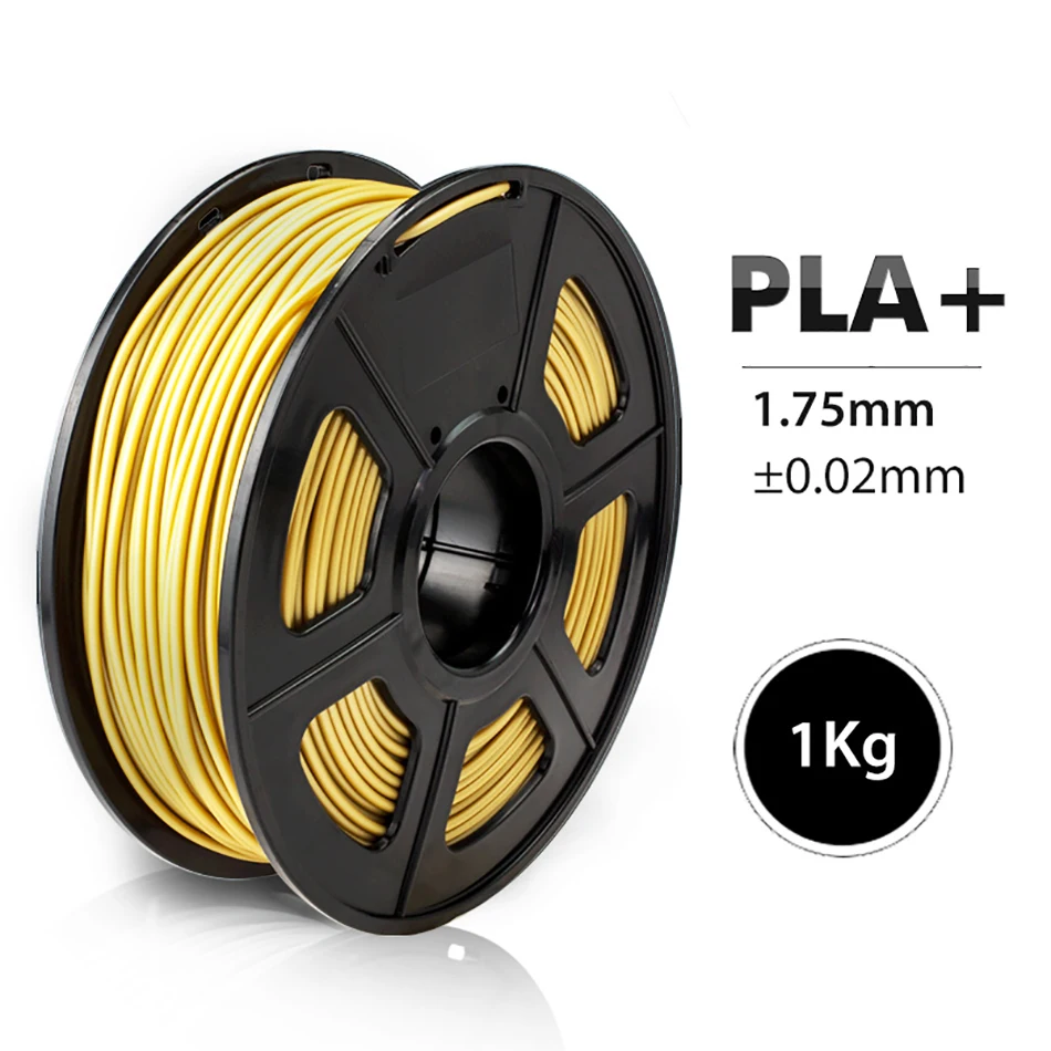 PLA PLUS Light gold SUNLU PLA/PLA+ нить для 3d принтера 1,75 мм 1 кг с катушкой PLA/PLA Plus, нить для 3D печати, ручка, детский гаджет - Цвет: PLA PLUS Light gold