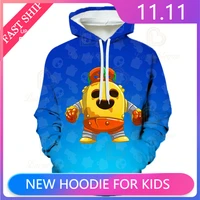 baby clothes browlers shoot pam and star sudaderas children kids hoodie shooting game 3d jacket boys girls tops sweatshirt
