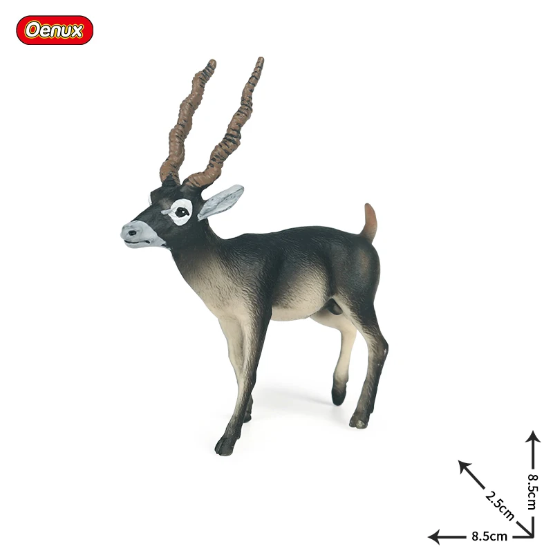 Oenux Wild Animals Elk Moose Wapiti Sika Deer Figures Antelope Argali Model Action PVC Decoration Kids Toy For Xmas Gift |