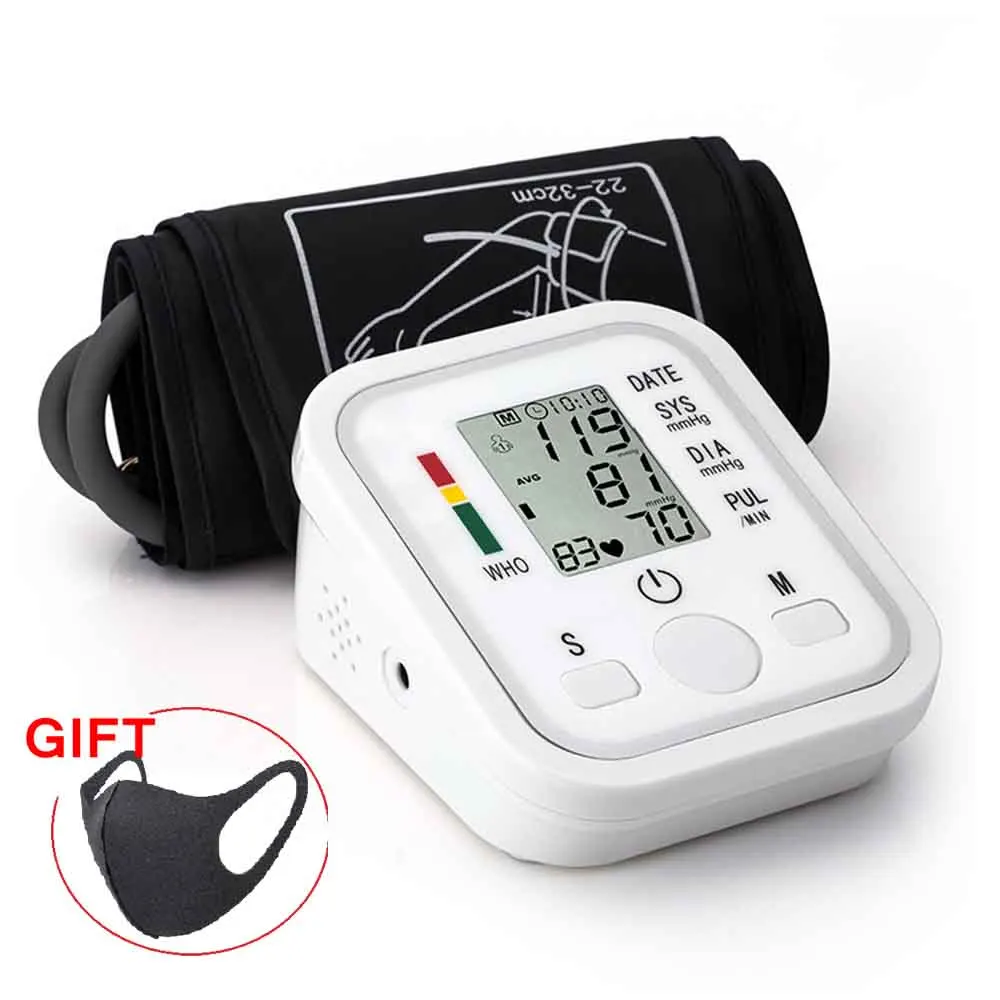 Цифровой автоматический тонометр с ЖК дисплеем для измерения