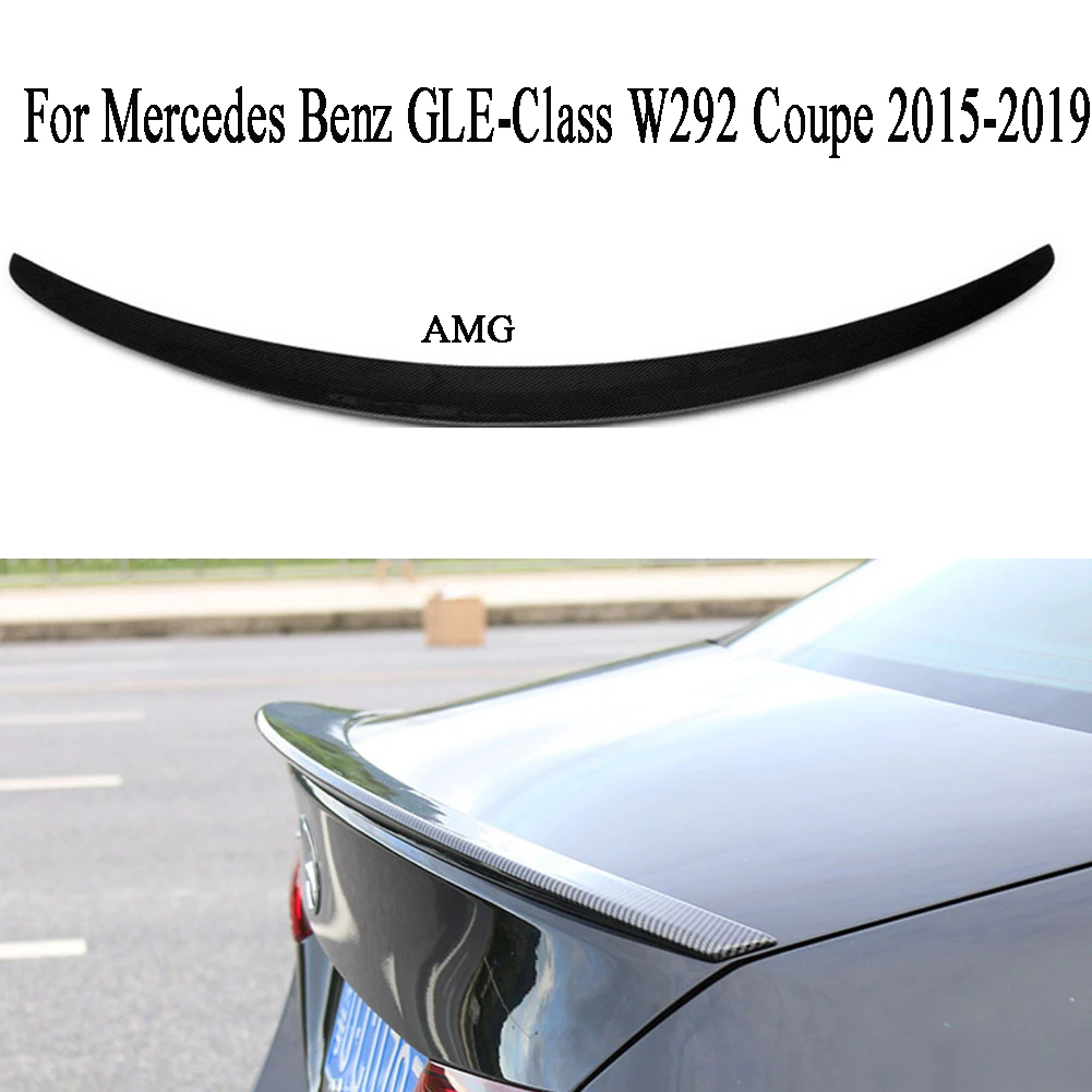 Спойлер заднего багажника из углеродного волокна для Mercedes Benz GLE Class W292 Coupe 2015 2016 2017